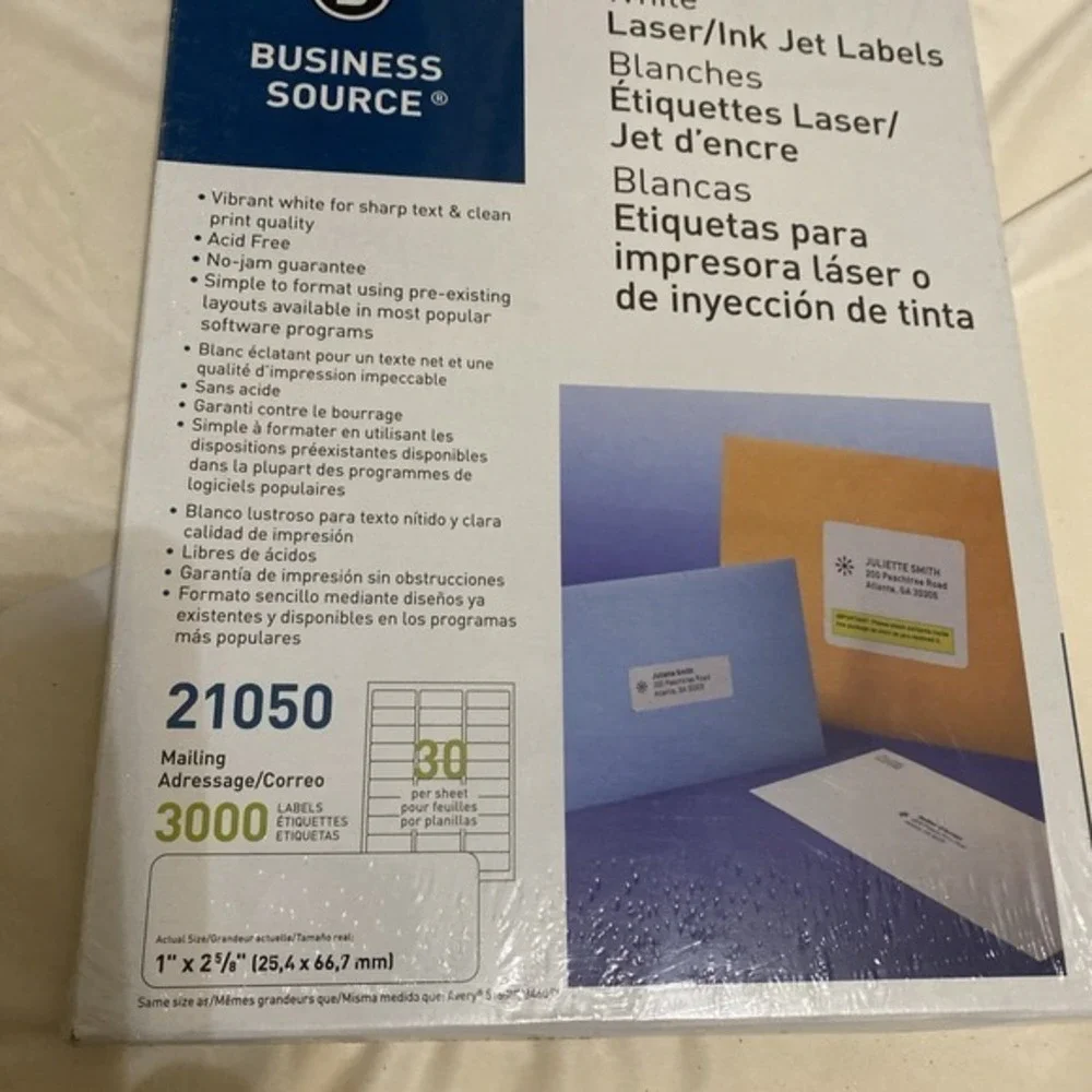 Business Source Mailing Laser Label -‎ 1